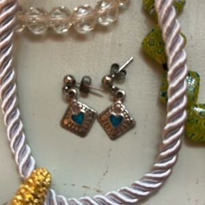 Sterling Heart Earrings